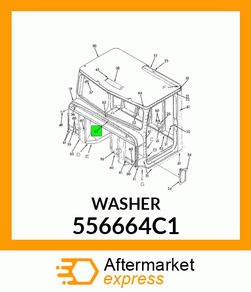 WASHER 556664C1