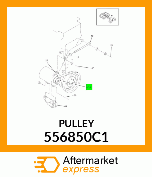 PULLEY 556850C1