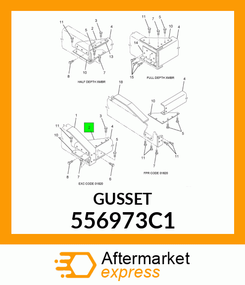 GUSSET 556973C1