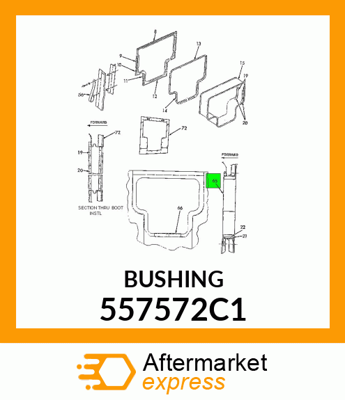 BUSHING 557572C1