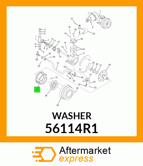 WASHER 56114R1