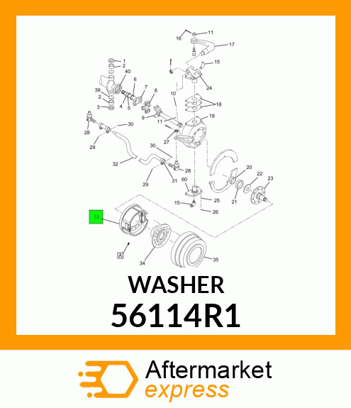 WASHER 56114R1