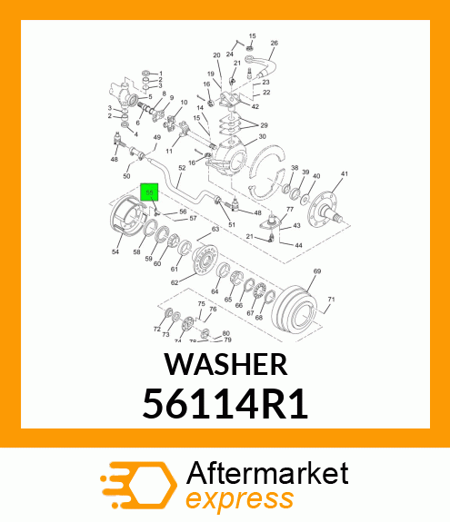 WASHER 56114R1