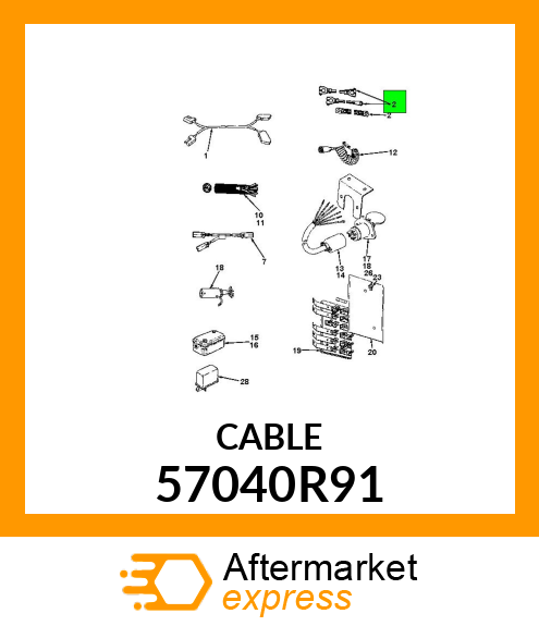 CABLE 57040R91