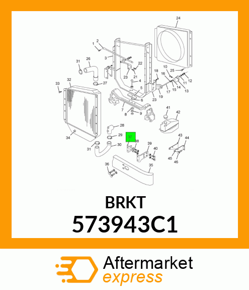 BRKT 573943C1