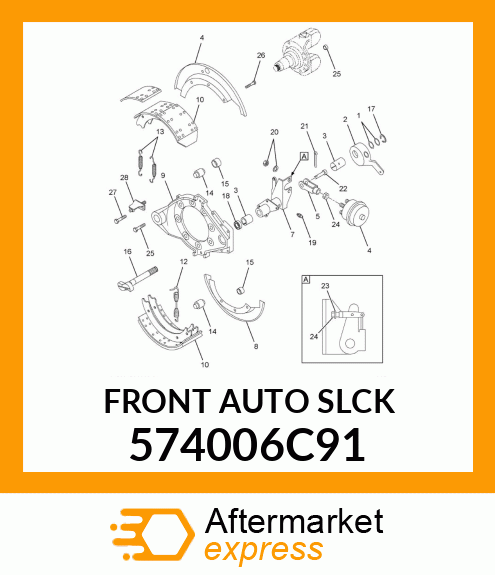 FRONTAUTOSLCK 574006C91