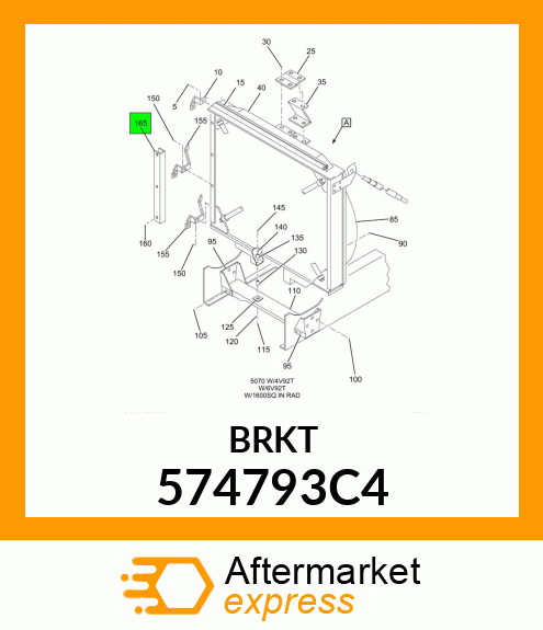 BRKT 574793C4