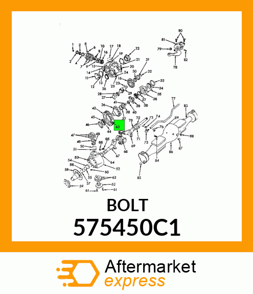 BOLT 575450C1