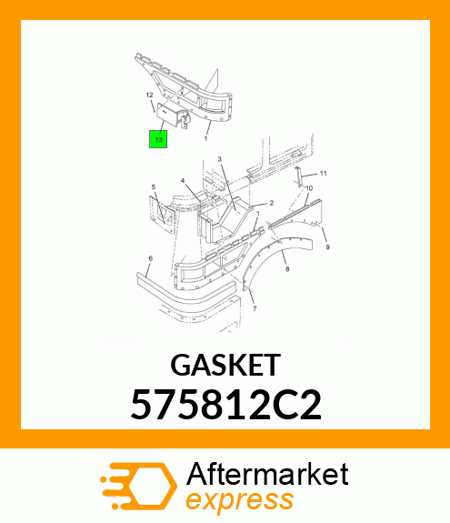 GASKET 575812C2