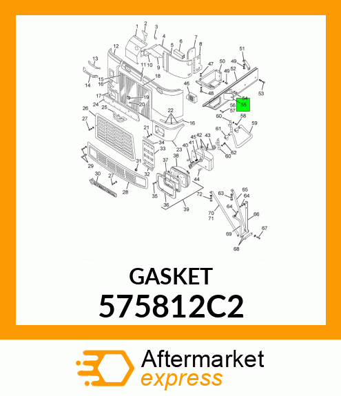 GASKET 575812C2