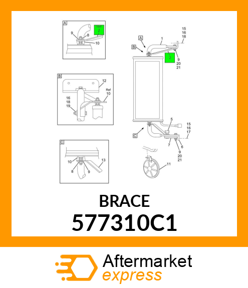 BRACE 577310C1