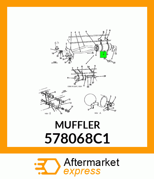 MUFFLER 578068C1