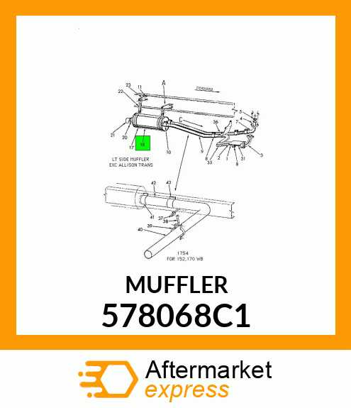 MUFFLER 578068C1