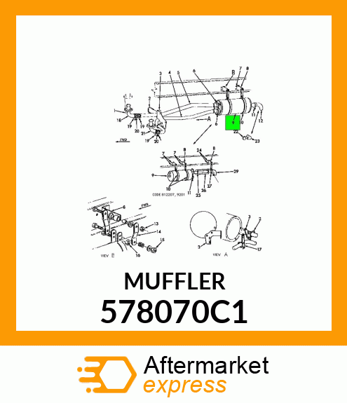 MUFFLER 578070C1