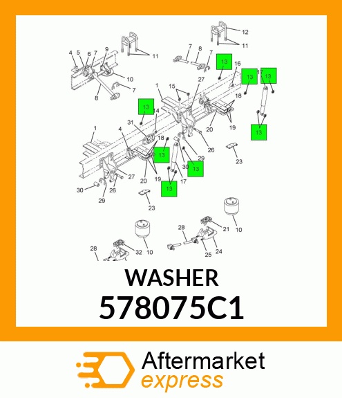 WASHER 578075C1