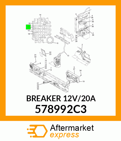 BREAKER12V/20A 578992C3