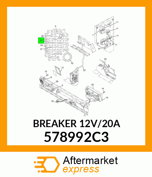 BREAKER12V/20A 578992C3