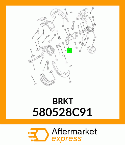 BRKT 580528C91