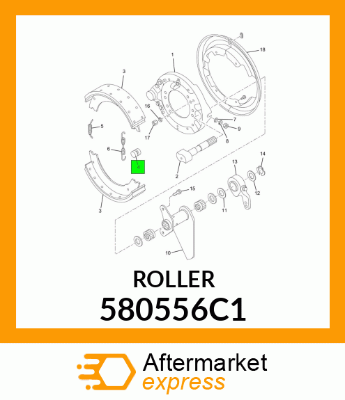 ROLLER 580556C1