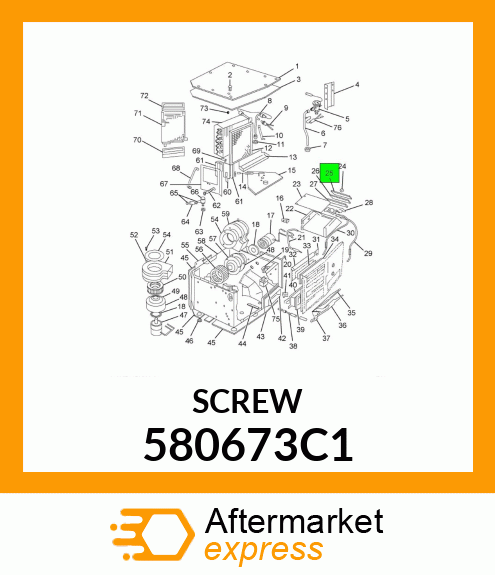 SCREW 580673C1