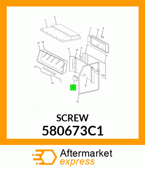SCREW 580673C1