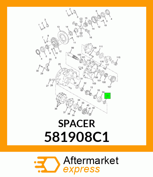 SPACER 581908C1