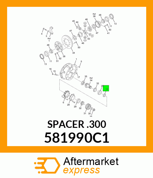 SPACER.300 581990C1