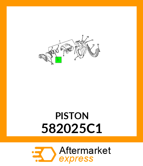 PISTON 582025C1
