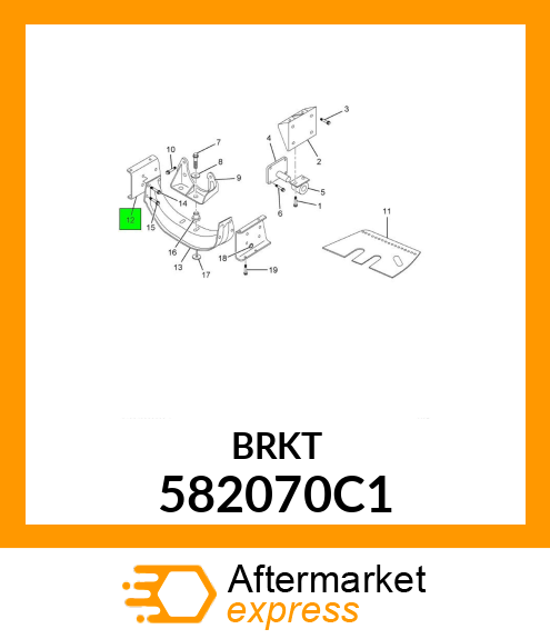 BRKT 582070C1