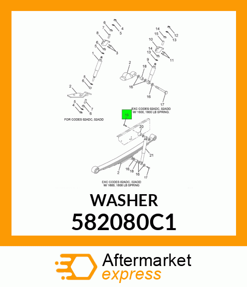 WASHER 582080C1