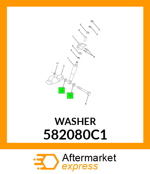 WASHER 582080C1