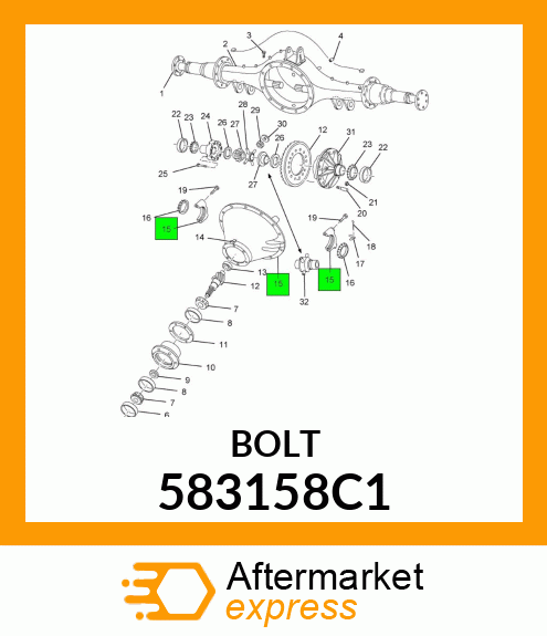 BOLT 583158C1