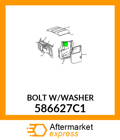 BOLTW/WASHER 586627C1