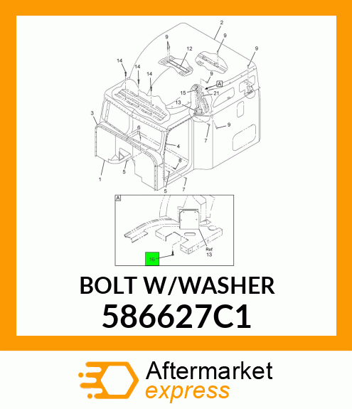 BOLTW/WASHER 586627C1