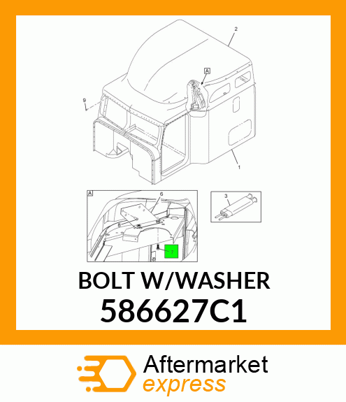 BOLTW/WASHER 586627C1