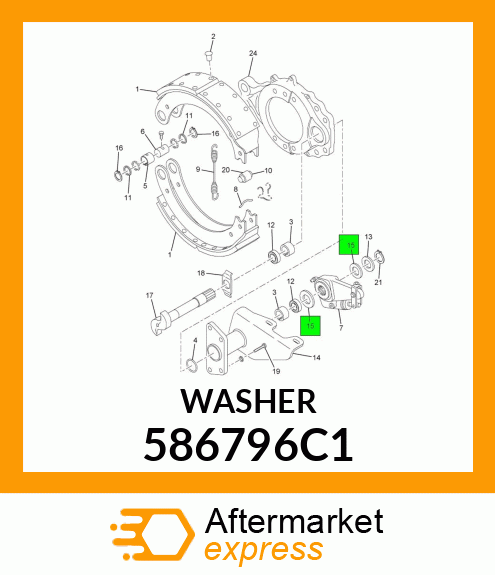 WASHER 586796C1