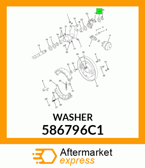 WASHER 586796C1