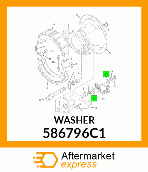 WASHER 586796C1