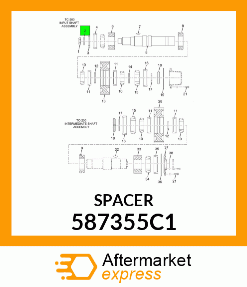 SPACER 587355C1