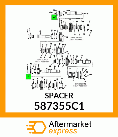 SPACER 587355C1