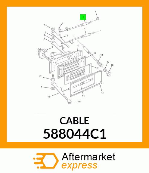 CABLE 588044C1