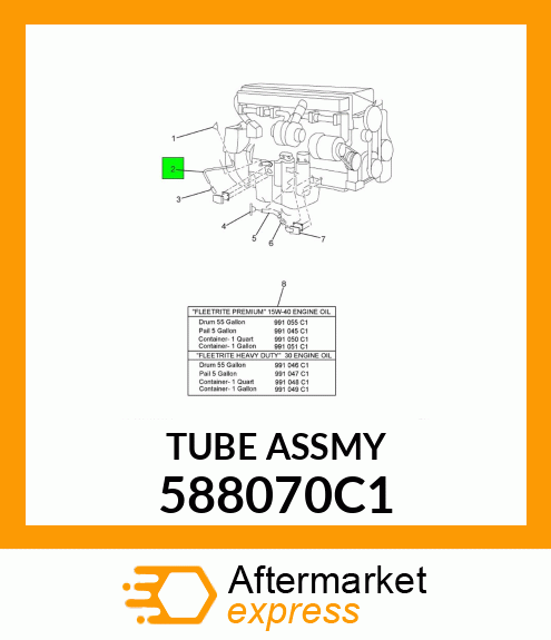 TUBEASSMY 588070C1