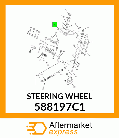 STEERINGWHEEL 588197C1