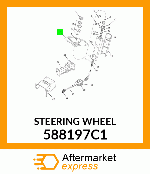 STEERINGWHEEL 588197C1