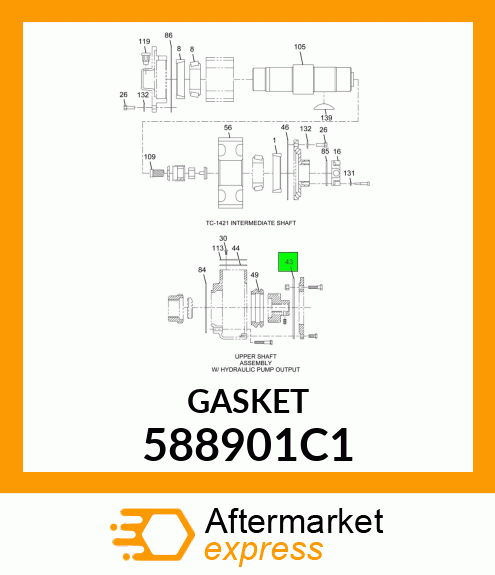 GASKET 588901C1