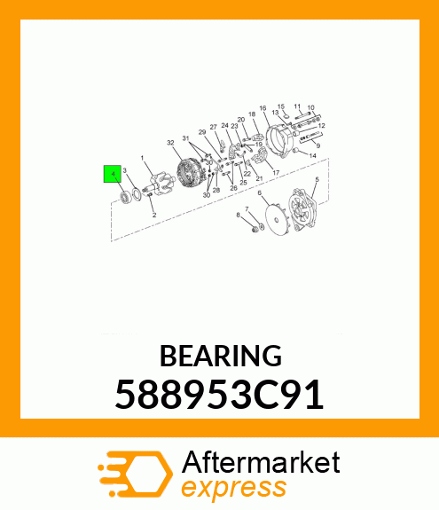 BEARING 588953C91