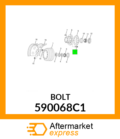 BOLT 590068C1