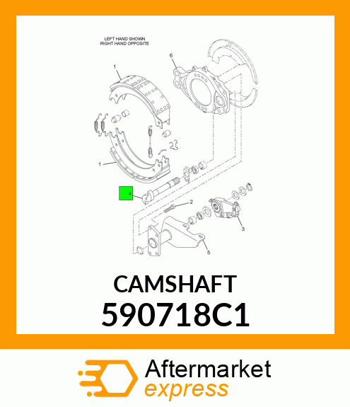 CAMSHAFT 590718C1