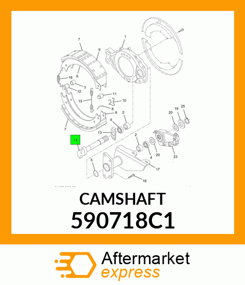 CAMSHAFT 590718C1