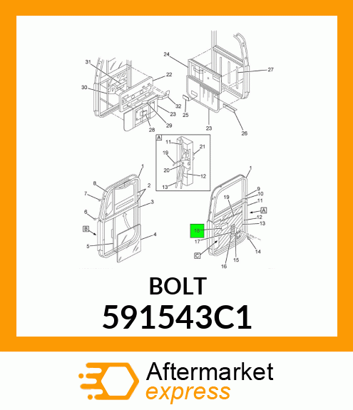 BOLT 591543C1